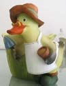 costume decor duck with farmer looking design