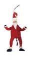 export decor santa with a clown modeling pattern decor