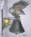wholesale eagle door bell with beautiful flower design