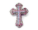 collectible fashion pin with cross shape design