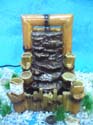 costume fountain with water fall pattern decor