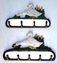 beautiful white dove and glass design with kitchen hook