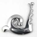 costume wholesale sterling silver pendant with ocean wave tattoo pattern