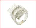 sterling silver ring with wonderful pattern decor