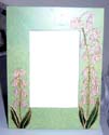 funny picture frame with floral pattern on both side of the frame
