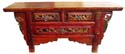 traditional Chinese cabinet with fancy pattern decor