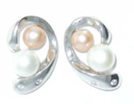 Best fashion china import trade supplier wholesale twist color wedding earring 