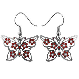 A jewlery wholesale import export company supply butterfly lover fish hook earring 