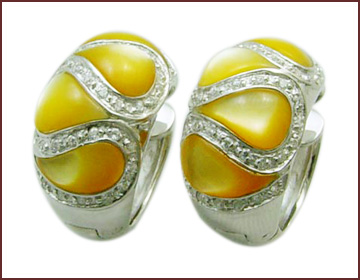 Engagement jewelry wholesaler supply wedding jade earring 