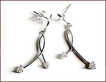 Antique jewelry manufacturer supply in fashion silver earring 