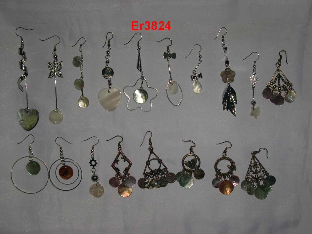 Summer jewelry discount distributor supply silver dangle fish hook earrings 