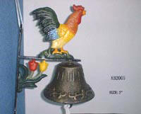 The memories of mom calling the family to dinner is characterized on this gift import export and Farm Bell 