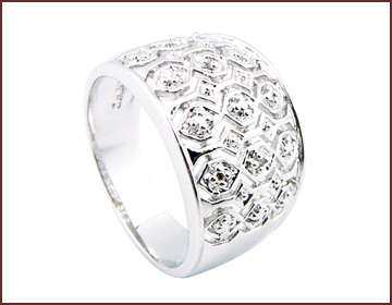 Silver jewelry wholesale supply elegant wedding ring