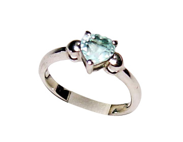Teen's trendy jewelry supply online wholesale heart love gemstone ring