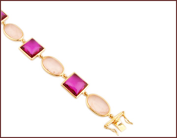 Wholesale China import export costume jewelry web site supply gemstone and seashell bracelet