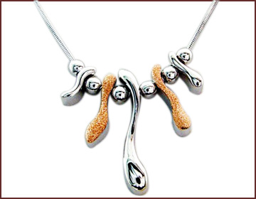 Wholesale in fashion jewlery wholesale dangle pendant silver necklace